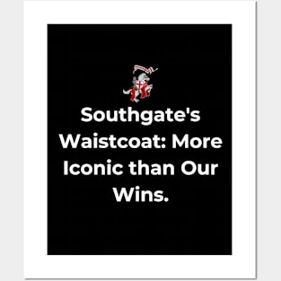 Euro 2024 - Southgate's Waistcoat More Iconic than Our Wins. Horse. Posters and Art